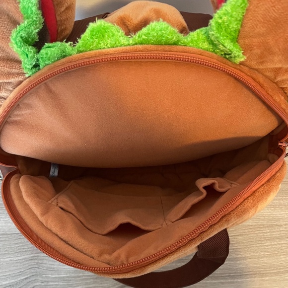 Japan Tokyo Disney Resort Limited Mickey Hamburger Tote Bag Burger Backpack - Picture 9 of 11